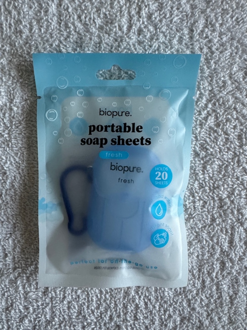 biopure Portable Soap Sheets Fresh